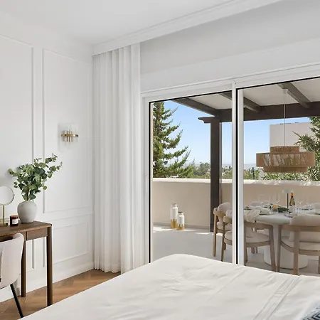 Terrace Gym Sea View Parking 3 Pools شقة ماربيا